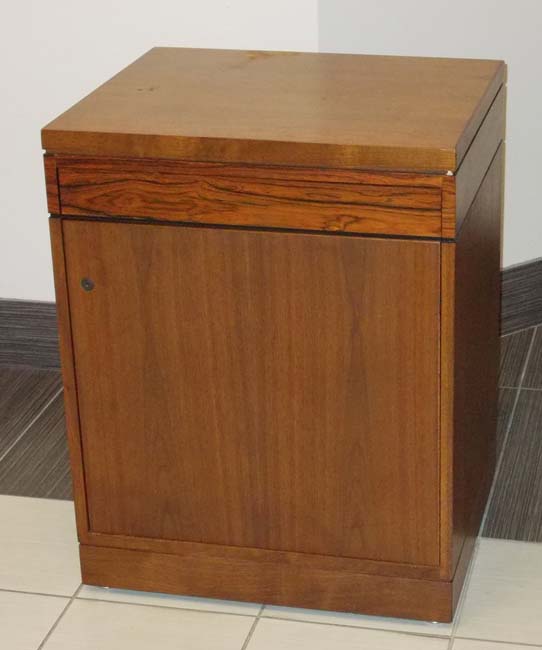 Rosewood & Walnut Pedestal Storage, Office Rental Storage, North York, Toronto